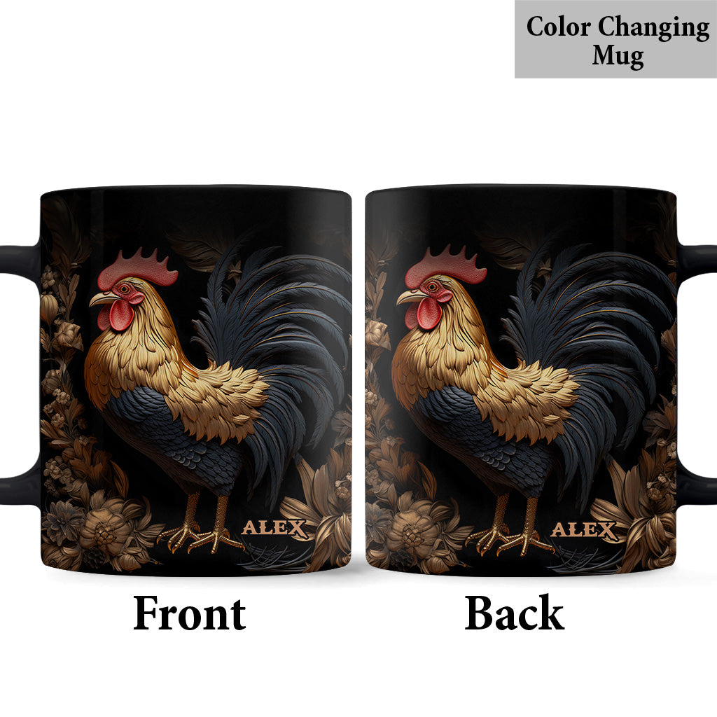 Hahn - Personalisierter Hühnerbecher