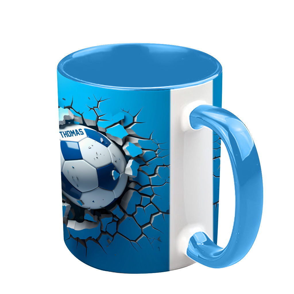 A Great Soccer - Personalized Soccer Accent Mug