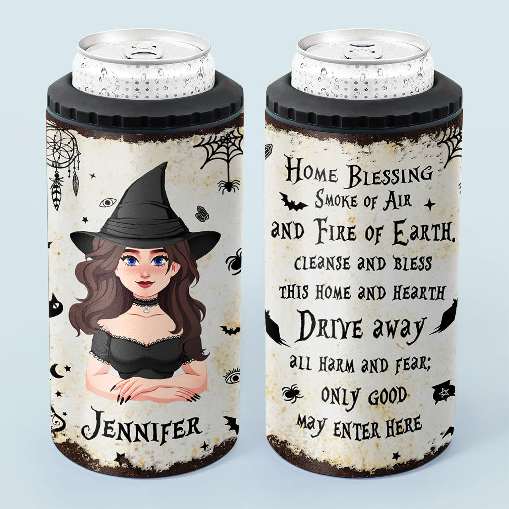 Home Blessing - Personalized Witch Can Cooler