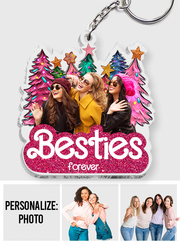 Sister Forever - Gift for friend - Personalized Transparent Keychain