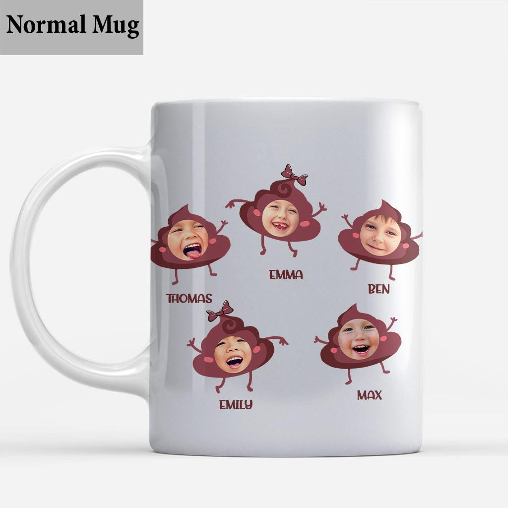 Daddy's Little Shit - Gift for dad, grandpa, mom, uncle, aunt, grandma - Personalized Mug