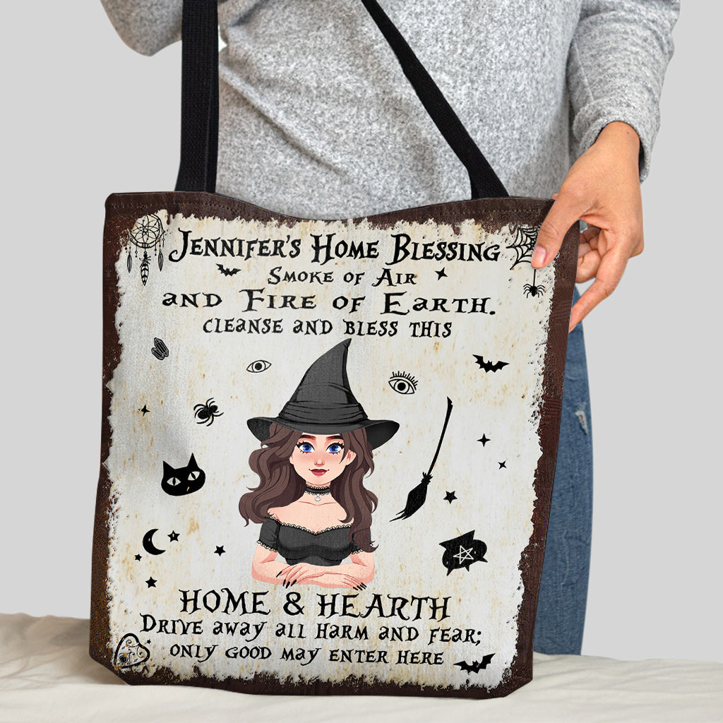 Home Blessing - Personalized Witch Tote Bag