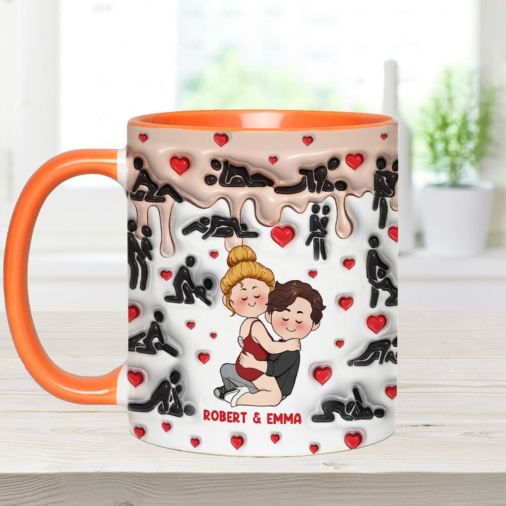 Meine Lieblingsbeschäftigung ist mit dir - Personalisierte Tasse für Paare