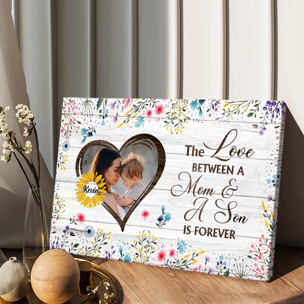 Wenn Mütter Blumen wären – Personalisierte Leinwand und Poster für Mütter