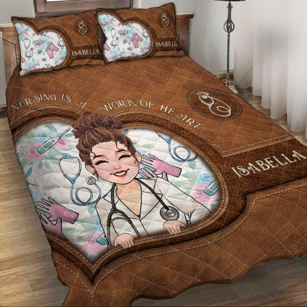 Krankenpflege ist eine Herzensangelegenheit – Personalisiertes Pflege-Bettwäscheset