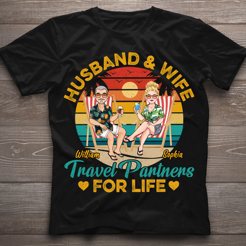 Travel Partners For Life - Personalized Travelling T-shirt & Hoodie