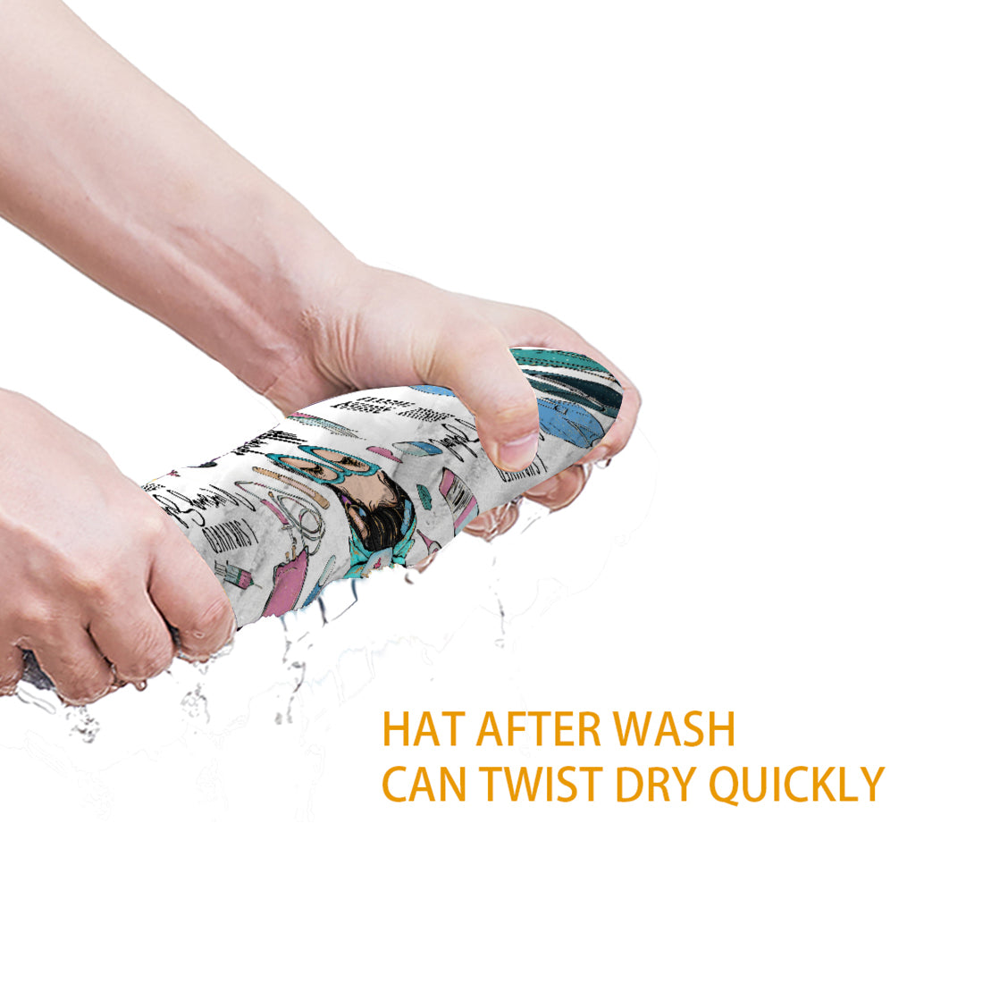 Ich habe die Krankenpflegeausbildung überlebt – personalisierte OP-Haube für Krankenschwestern