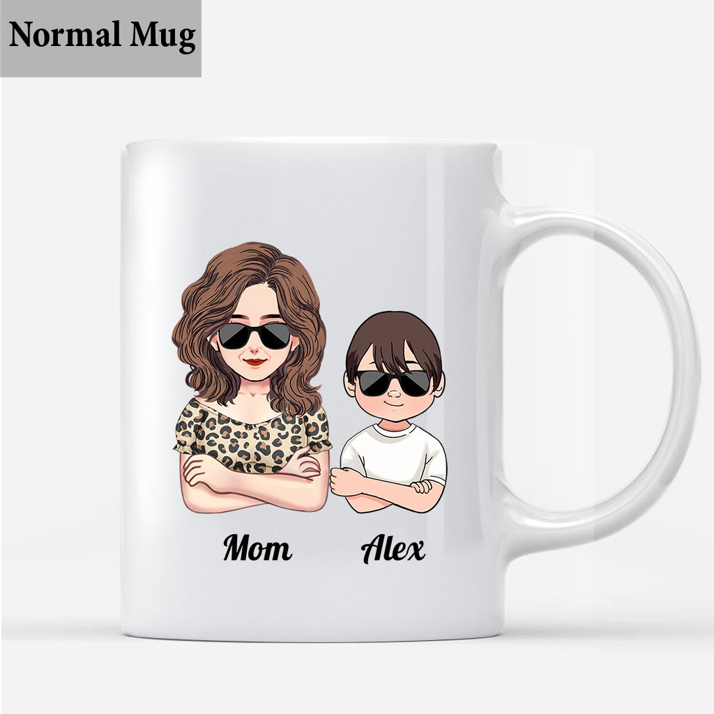 Like Mother Like Daughter Oh Crap - Family gift for aunt, mom, grandma - Personalized Mug