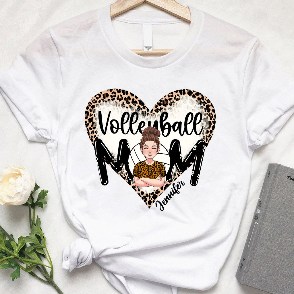 Volleyball-Mama – Personalisiertes Volleyball-T-Shirt und Hoodie