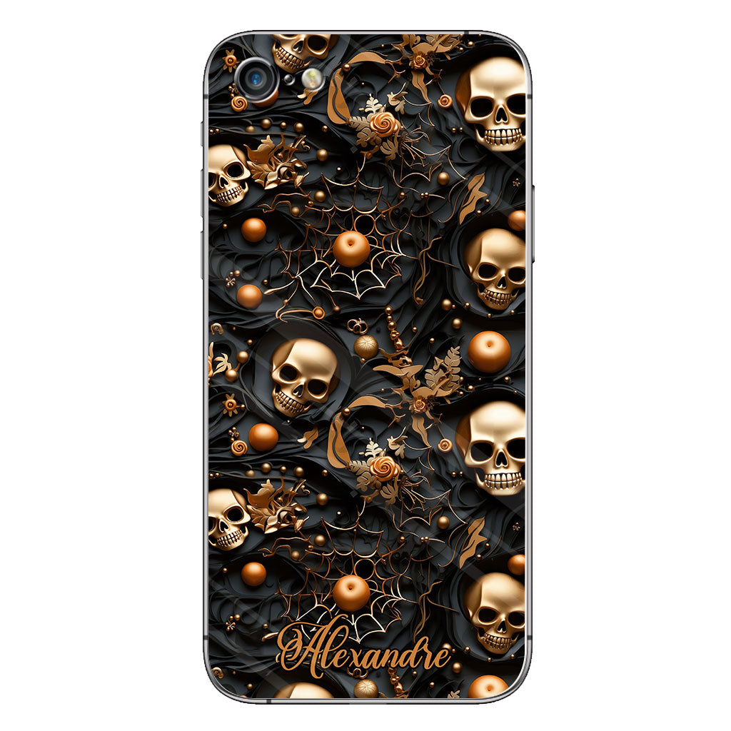 Gold Skull - Personalized Skull Phone Case