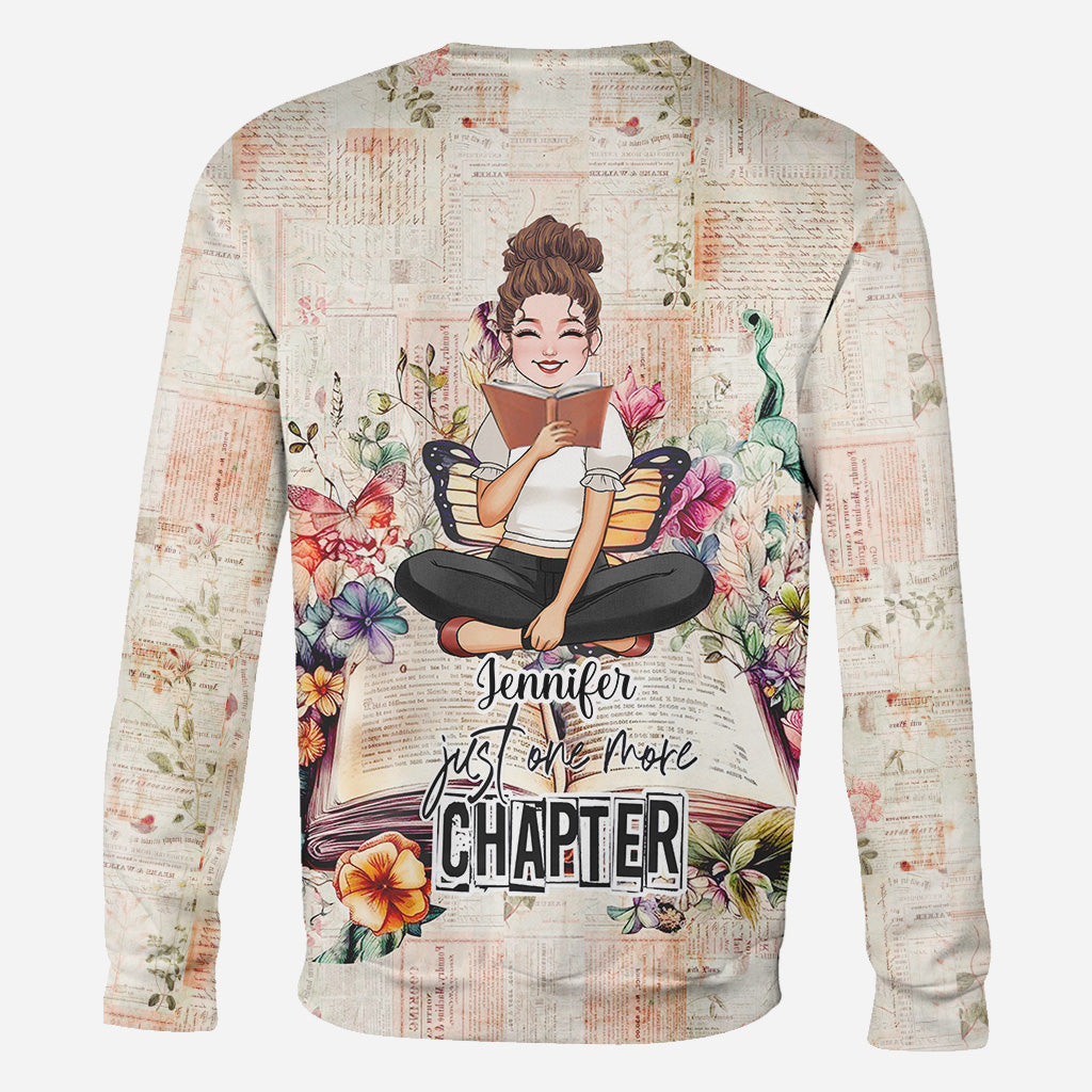 Just One More Chapter - Personalized Book All Over Shirt