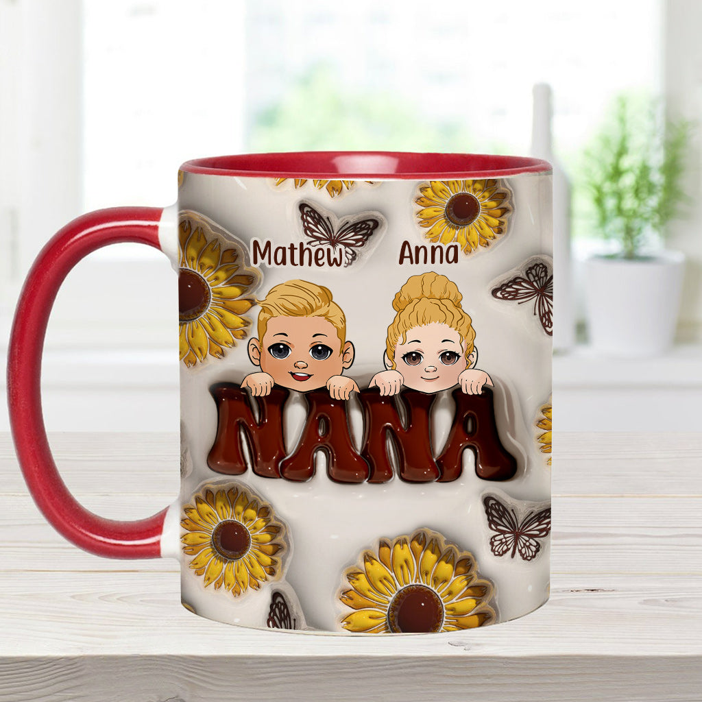 Beste Oma der Welt – Geschenk für Oma – Personalisierte Tasse mit Akzent