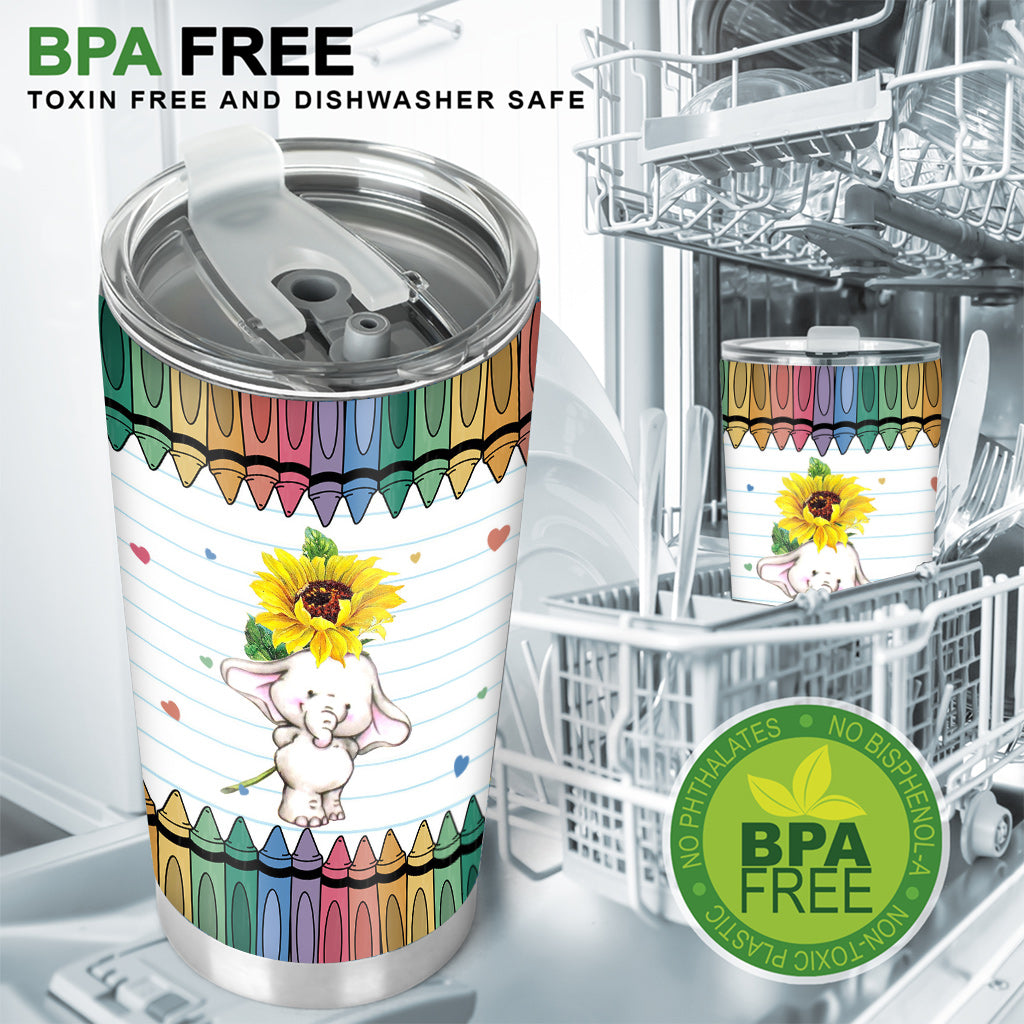 Thank For Helping Me Grow - Personalized Teacher Tumbler