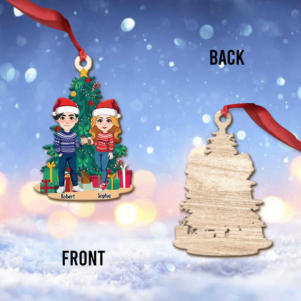 Alles, was ich mir zu Weihnachten wünsche, bist du – personalisierter Weihnachtsschmuck für Paare