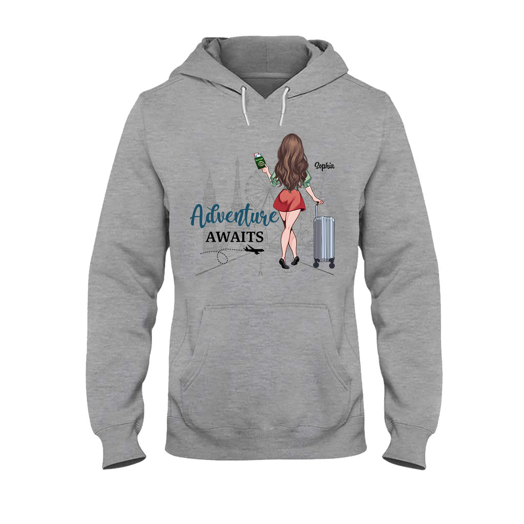 So The Adventure - Travelling gift for mom, daughter, granddaughter, wife, girlfriend, friend - Personalized T-shirt And Hoodie