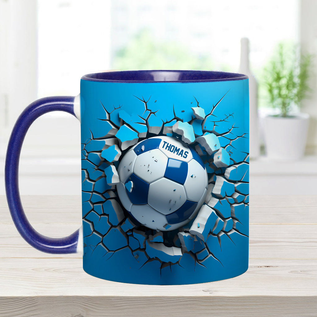 A Great Soccer - Personalized Soccer Accent Mug