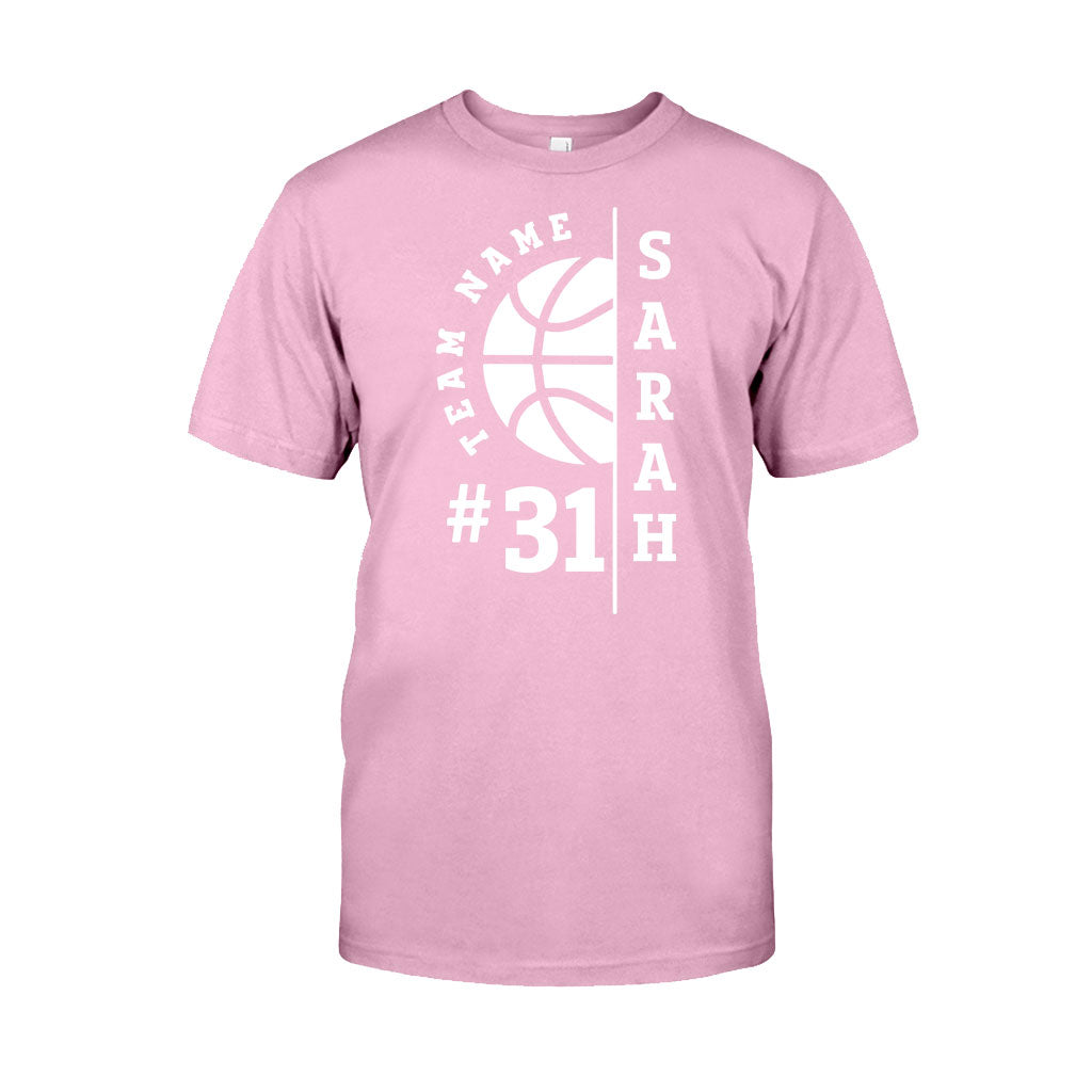 Liebe Basketball – Personalisiertes Basketball-T-Shirt und Hoodie