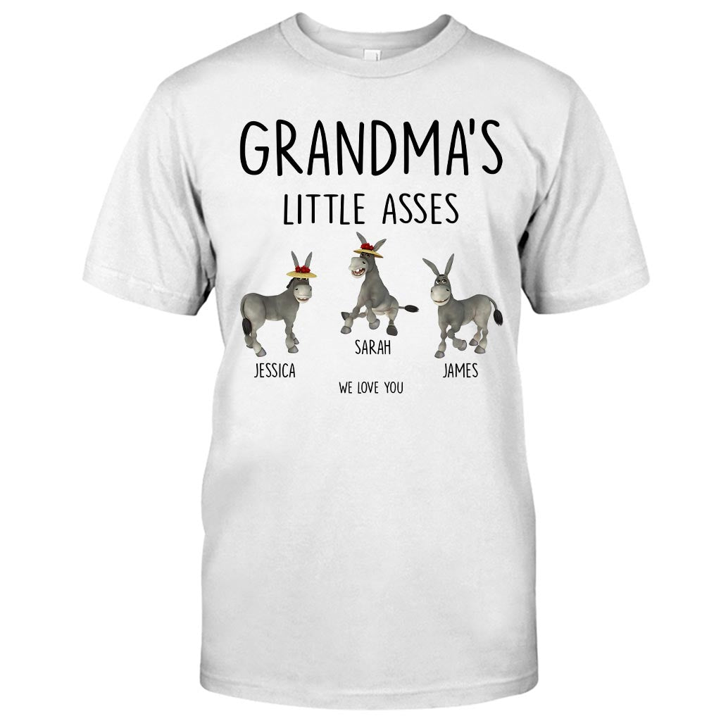 Kleine Ärsche – Geschenk für Papa, Opa, Mama, Onkel, Tante, Oma – Personalisiertes T-Shirt und Hoodie