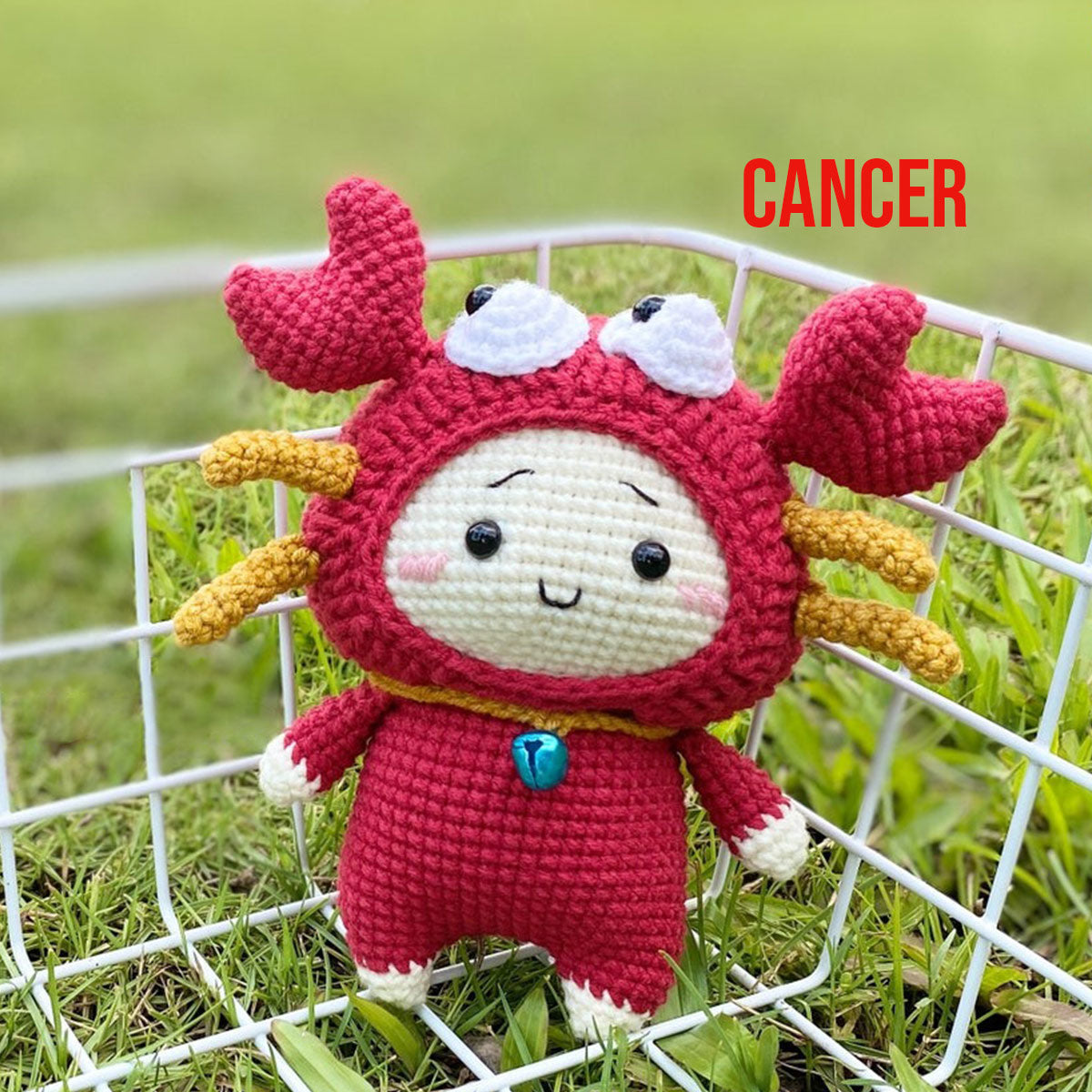 12 Sternzeichen Amigurumi - Personalisierte handgestrickte Horoskoppuppe
