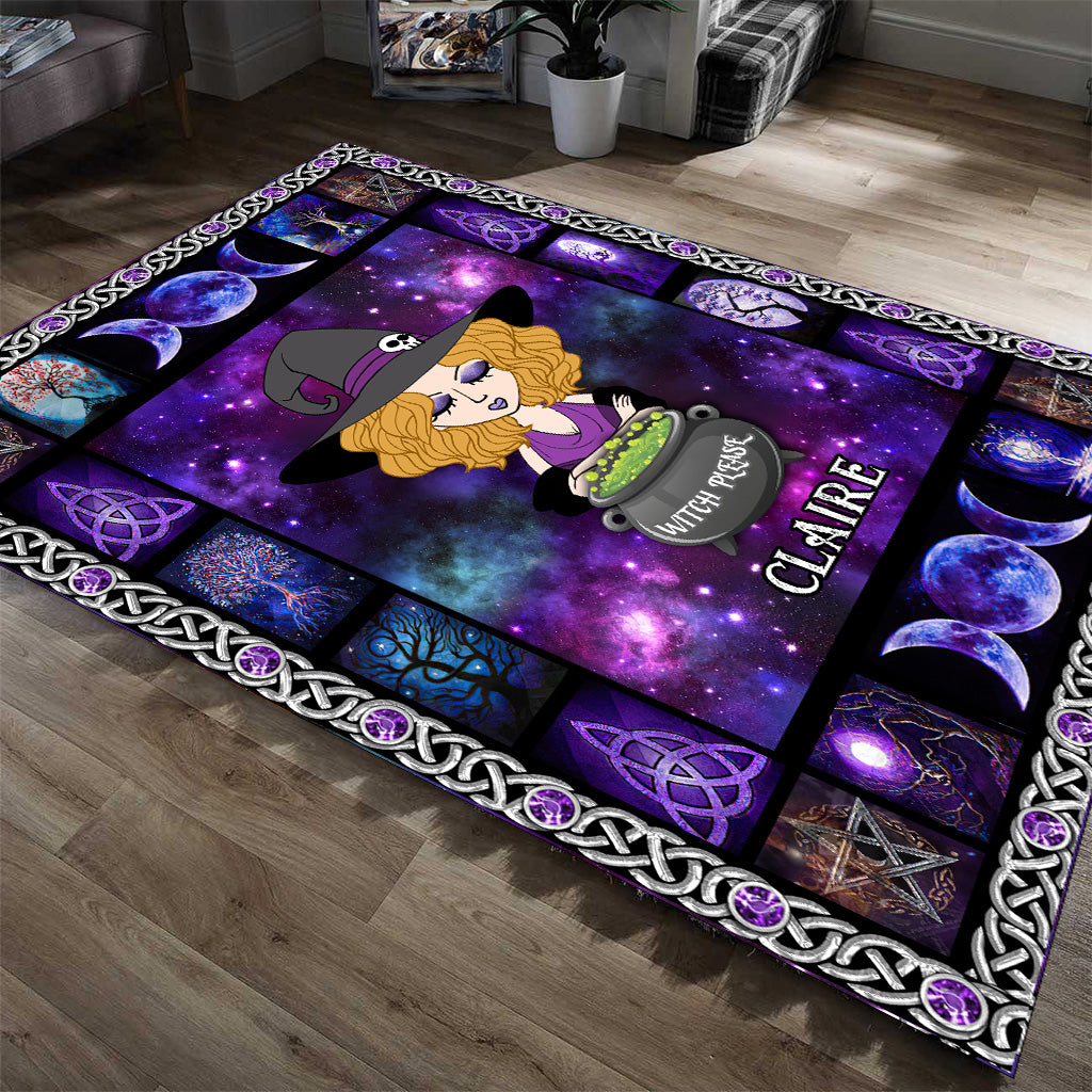 Hexe bitte - Personalisierter Hexenteppich