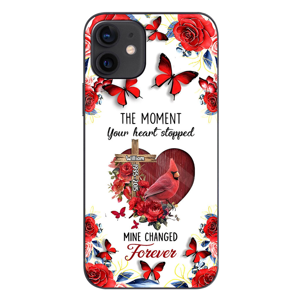 The Moment Your Heart Stopped - Personalized Memorial Phone Case