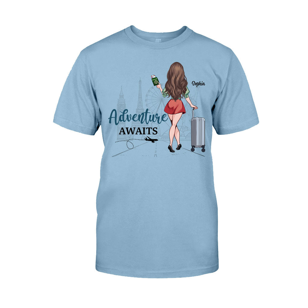 So The Adventure - Travelling gift for mom, daughter, granddaughter, wife, girlfriend, friend - Personalized T-shirt And Hoodie