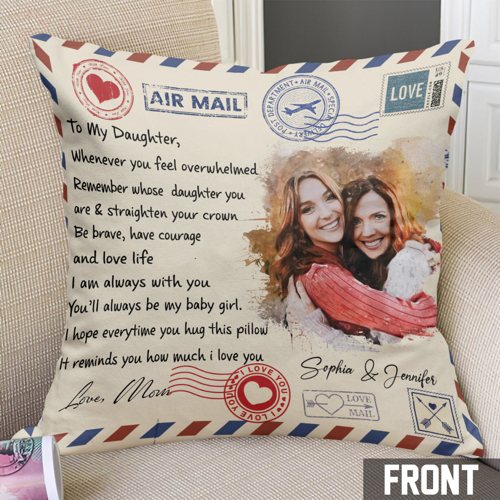 Ich bin immer bei dir – Personalisiertes Kissen für die Tochter