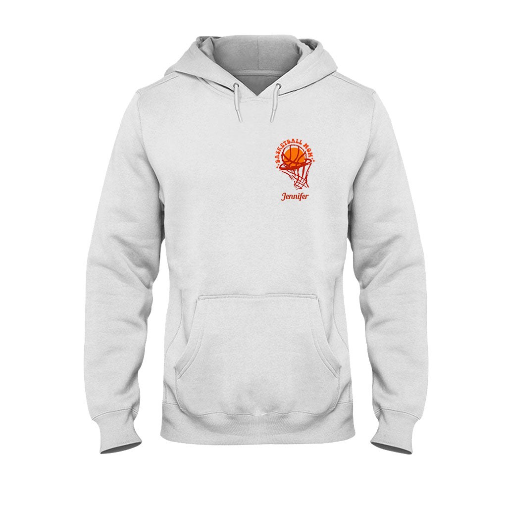 Basketball-Mama – Personalisiertes Basketball-T-Shirt und Hoodie