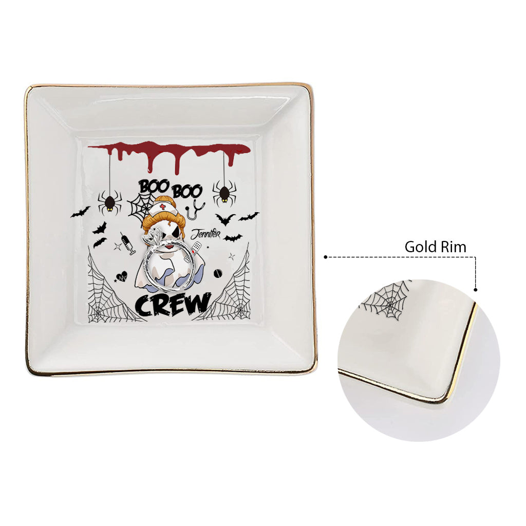 Boo Boo Crew - Personalized Nurse Jewelry Dish