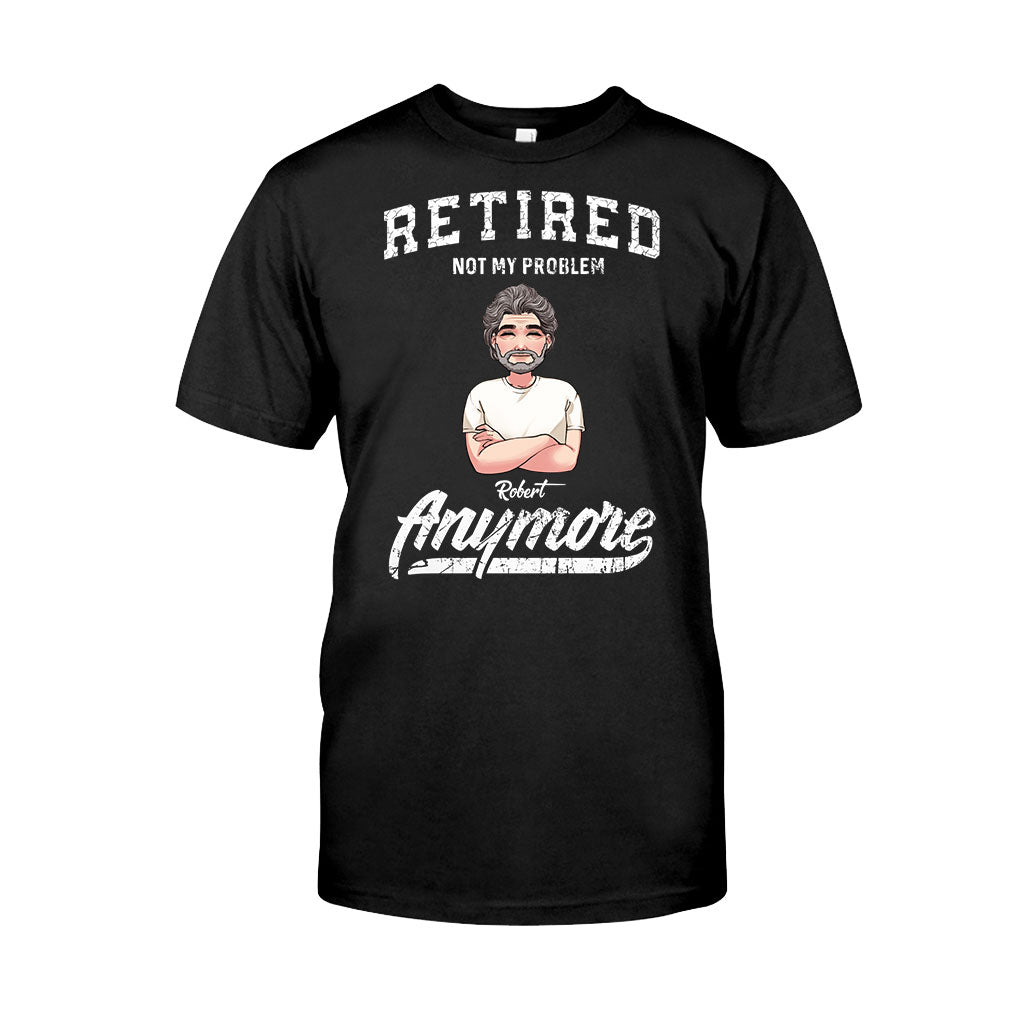 „Im Ruhestand – nicht mehr mein Problem“ – Personalisiertes Rentner-T-Shirt & Hoodie