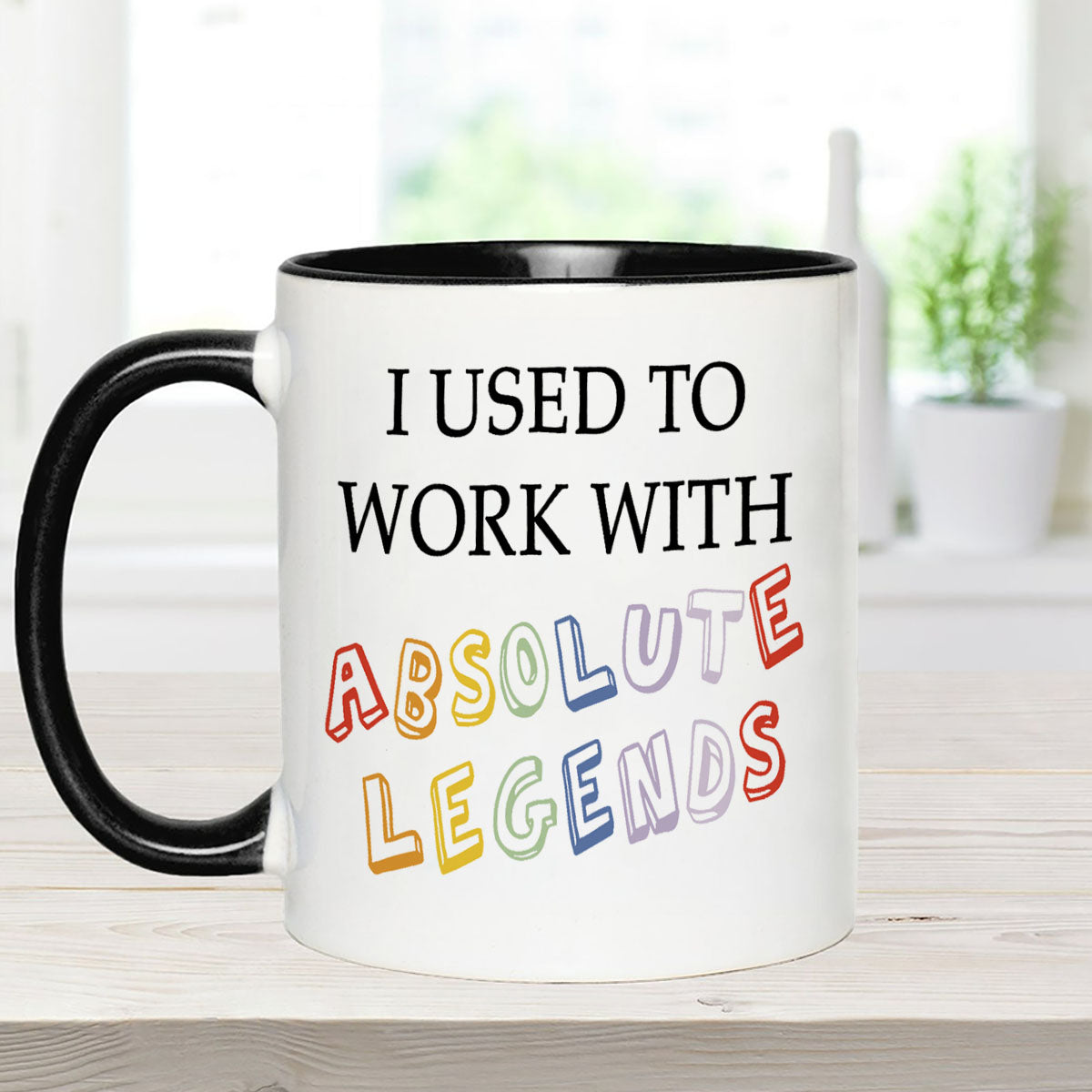 Absolute Legenden – Personalisierte Tasse mit Akzent für Kollegen