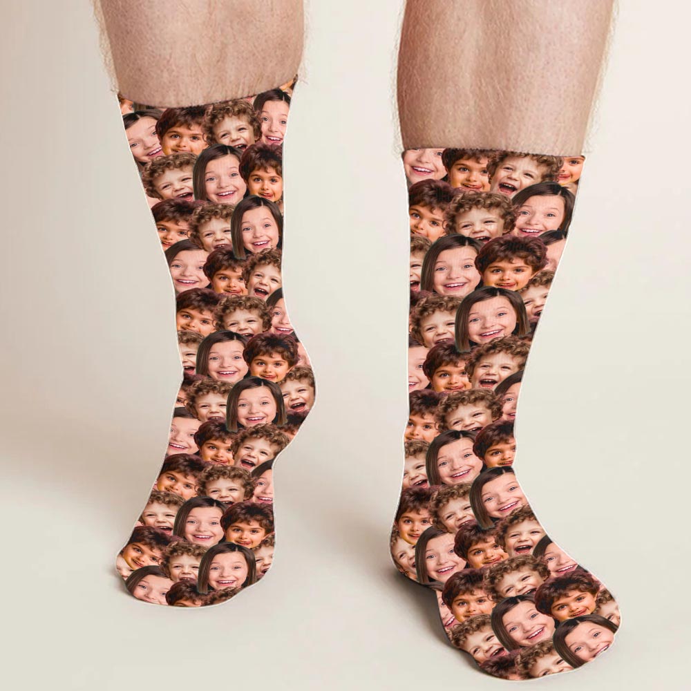 Love You Dad - Gift for dad, grandma, grandpa, mom, uncle, aunt, brother, sister, son, daughter, granddaughter, grandson, husband, wife, boyfriend, girlfriend - Personalized Socks