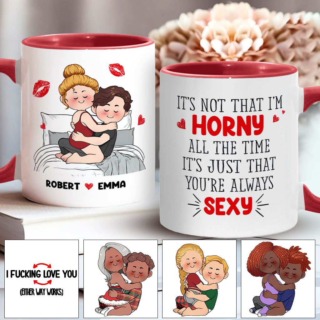 Ich liebe dich – Personalisierte Tasse für Paare