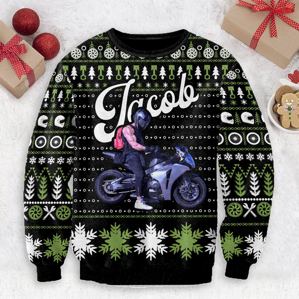 Motorradliebe – Personalisierter Biker-Pullover