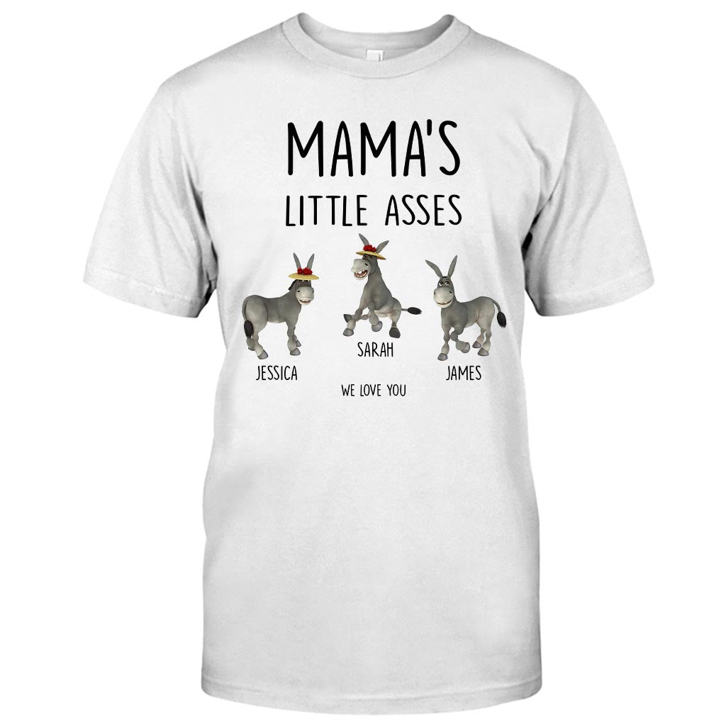 Kleine Ärsche – Geschenk für Papa, Opa, Mama, Onkel, Tante, Oma – Personalisiertes T-Shirt und Hoodie