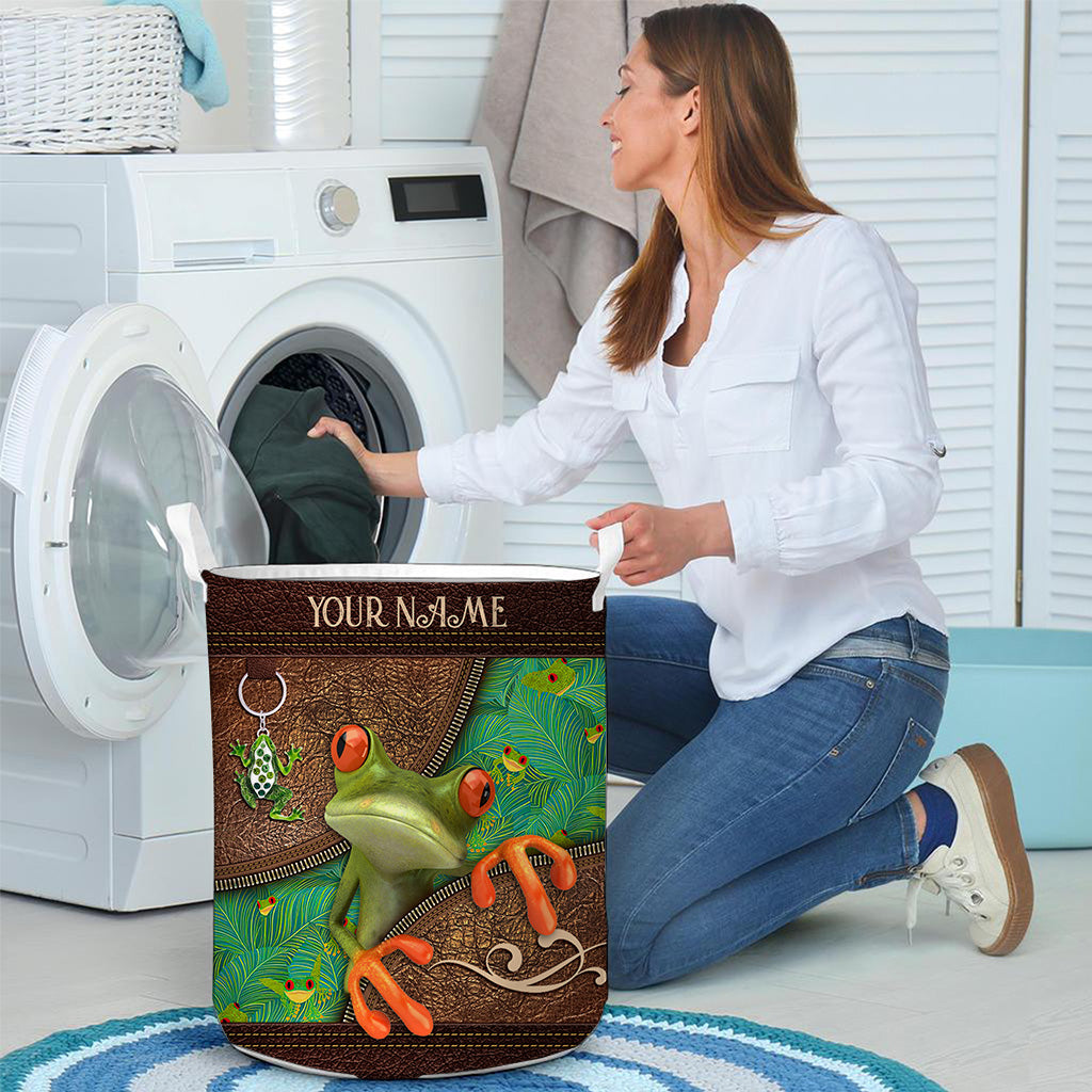 Love Frog - Personalized Frog Storage Basket