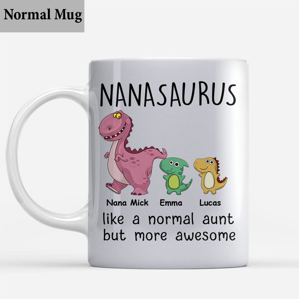 Wie eine normale, nur viel cooler – Geschenk für Mama, Oma, Opa, Papa, Tante, Onkel – Personalisierte Tasse