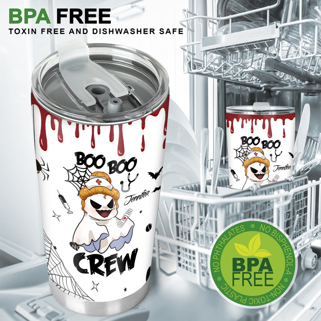 Boo Boo Crew - Personalized Nurse Tumbler