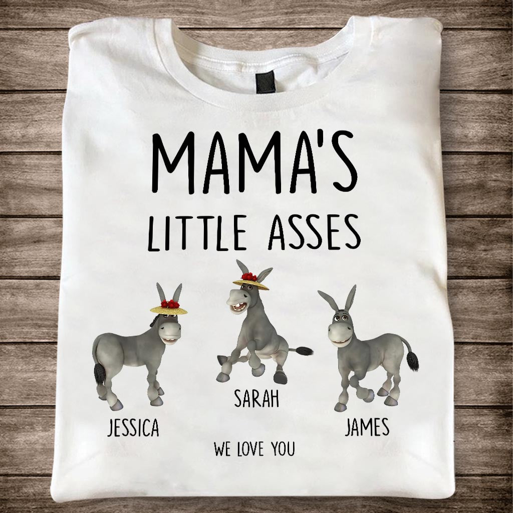 Kleine Ärsche – Geschenk für Papa, Opa, Mama, Onkel, Tante, Oma – Personalisiertes T-Shirt und Hoodie