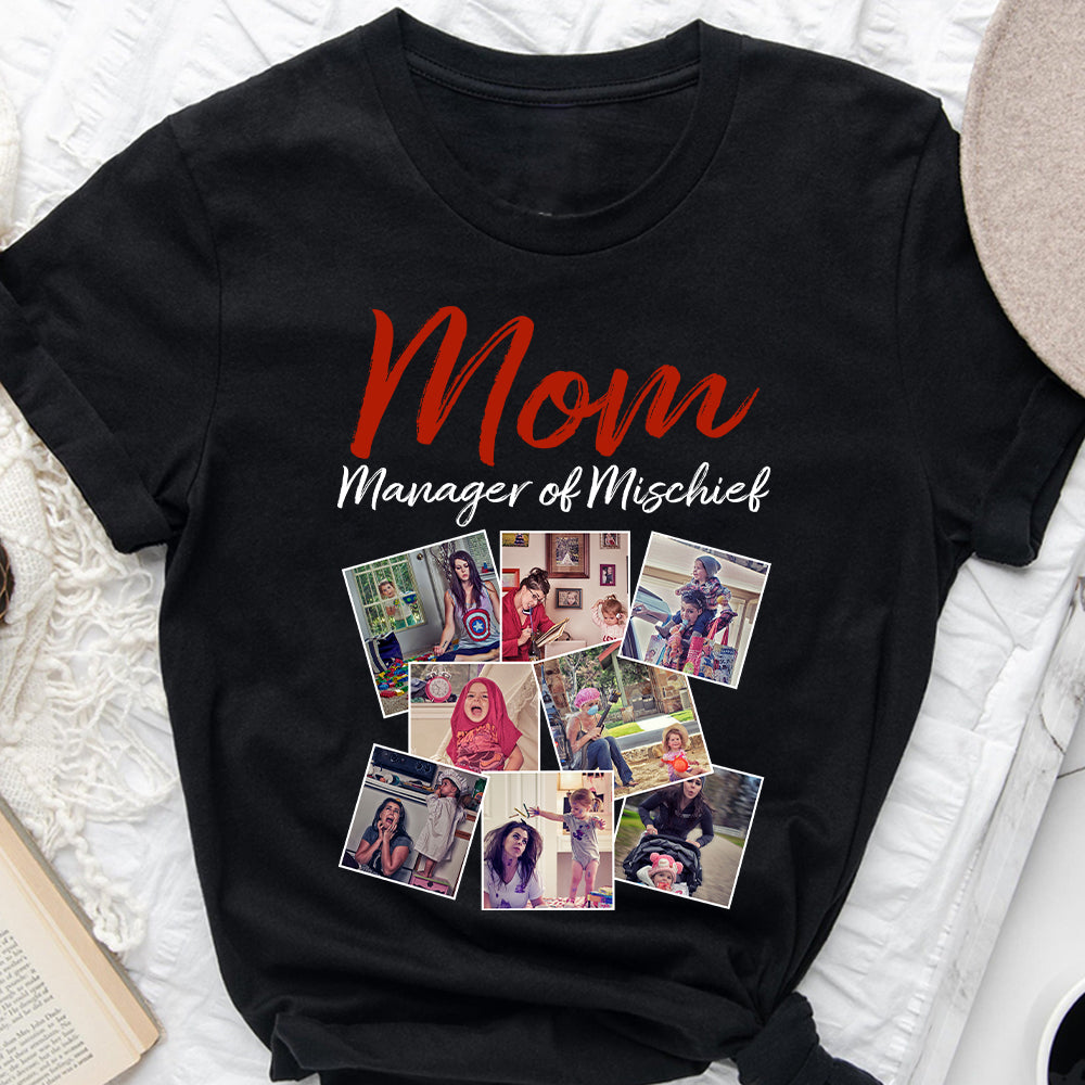 Mama, die für Chaos sorgt – Personalisiertes Mutter-T-Shirt und Hoodie