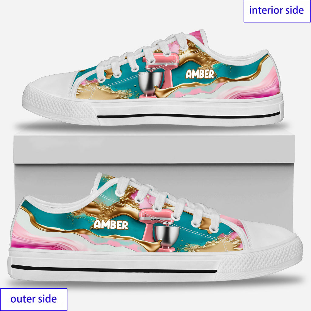 Love Baking – Personalisierte Backschuhe (niedriger Schaft)