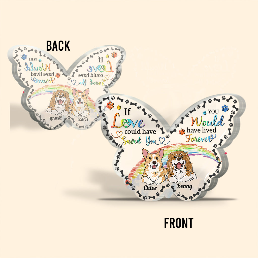 Dogs Cats Lovers - Personalized Dog Custom Shaped Acrylic Plaque