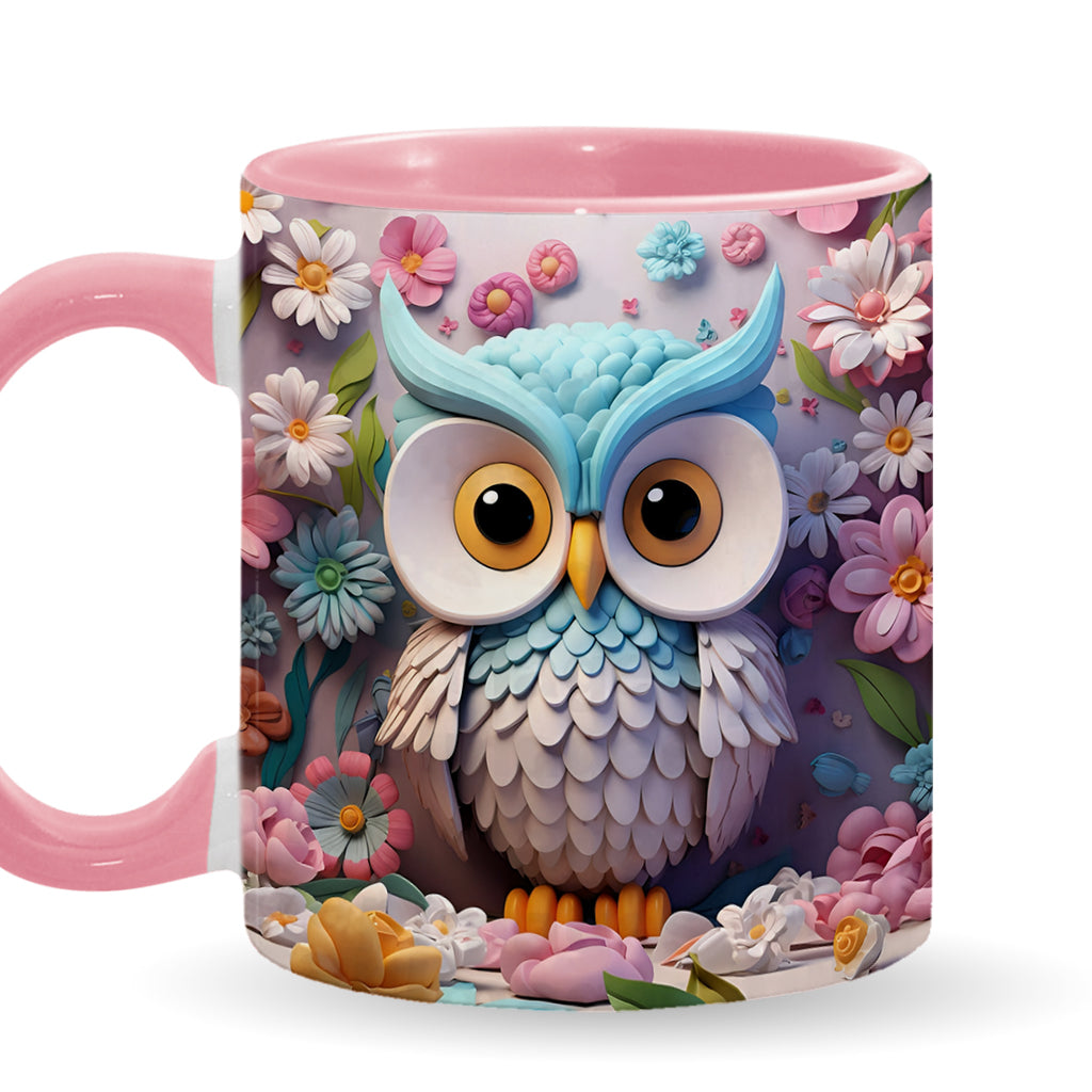 Coole Eule – Personalisierte Tasse mit Eulenmotiv