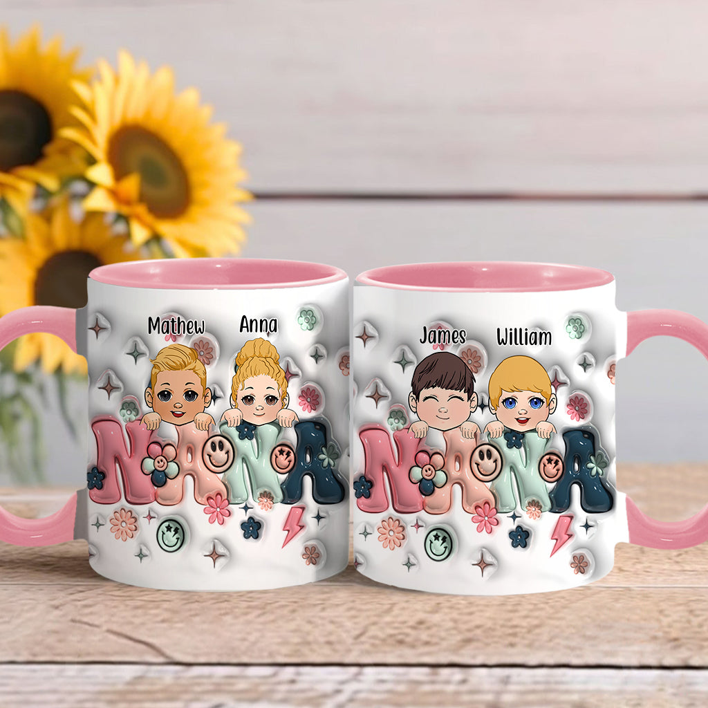 Beste Oma der Welt – Geschenk für Oma – Personalisierte Tasse mit Akzent
