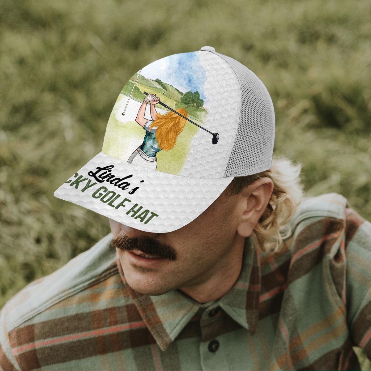 Meine Glücksgolfkappe – Personalisierte Golf-Truckermütze