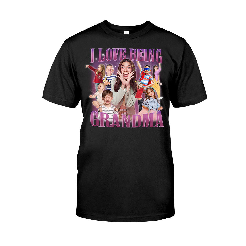 Ich liebe es, Oma/Nana/Mimi/Gigi zu sein... - Personalisiertes Oma-T-Shirt und Hoodie