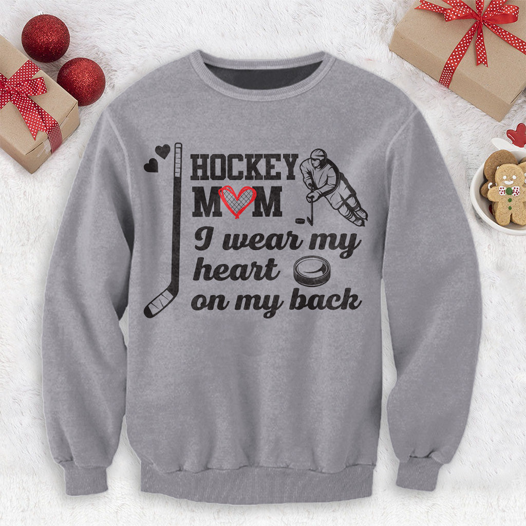 Hockey-Mama – Personalisierter Hockey-Pullover
