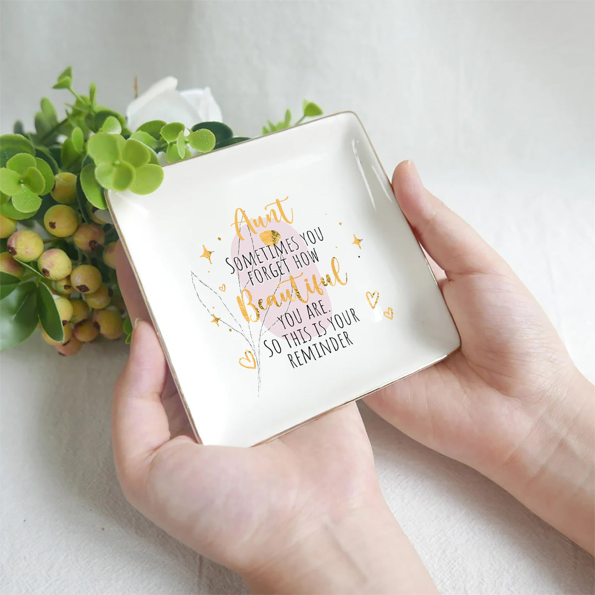 Dies ist deine Erinnerung – Geschenk für Mama, Oma, Tochter, Enkelin, Tante, Ehefrau, Freundin, Freundin – Personalisierte Schmuckschale