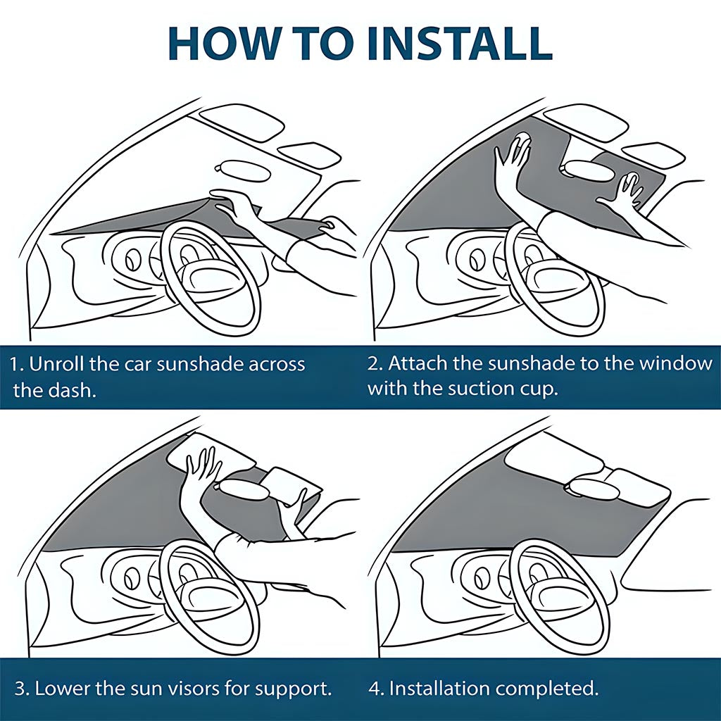 Das Abenteuer wartet – Geschenkidee für Ehepartner (Ehefrau, Ehemann, Freundin, Freund, Mutter, Vater) – Personalisierte Auto-Sonnenblende
