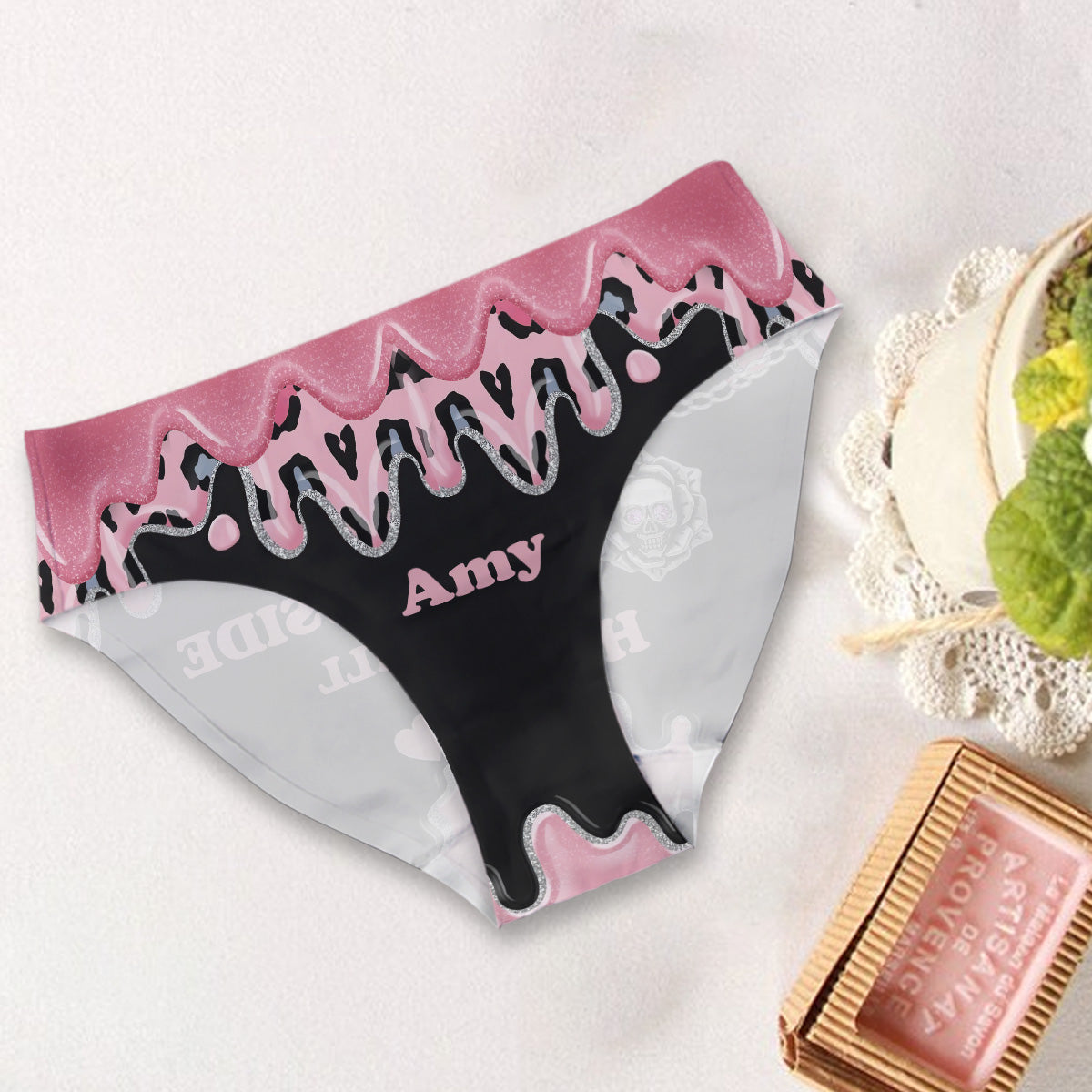 Dead Inside But Still - Personalized Skull Women's Briefs